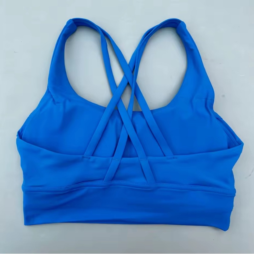 🌿 Electric Blue Sports Bra